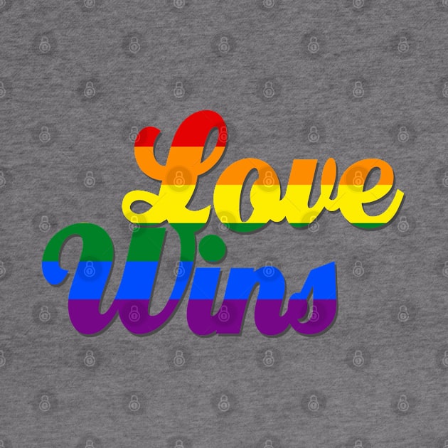 Love Wins Gay Pride Flag by Xanaduriffic